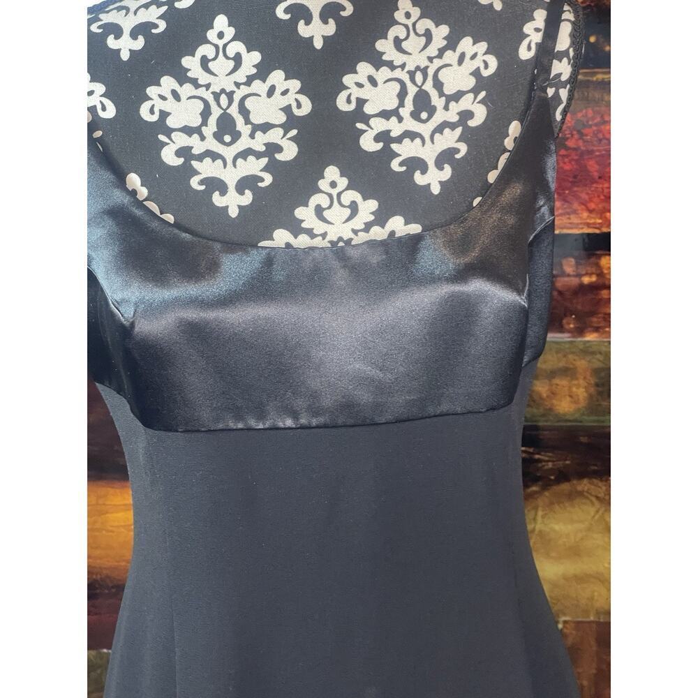 NWT Donna Morgan Laura Gown Black Women's Formal Evening Dress Prom Size 10​​ - Picture 3 of 7